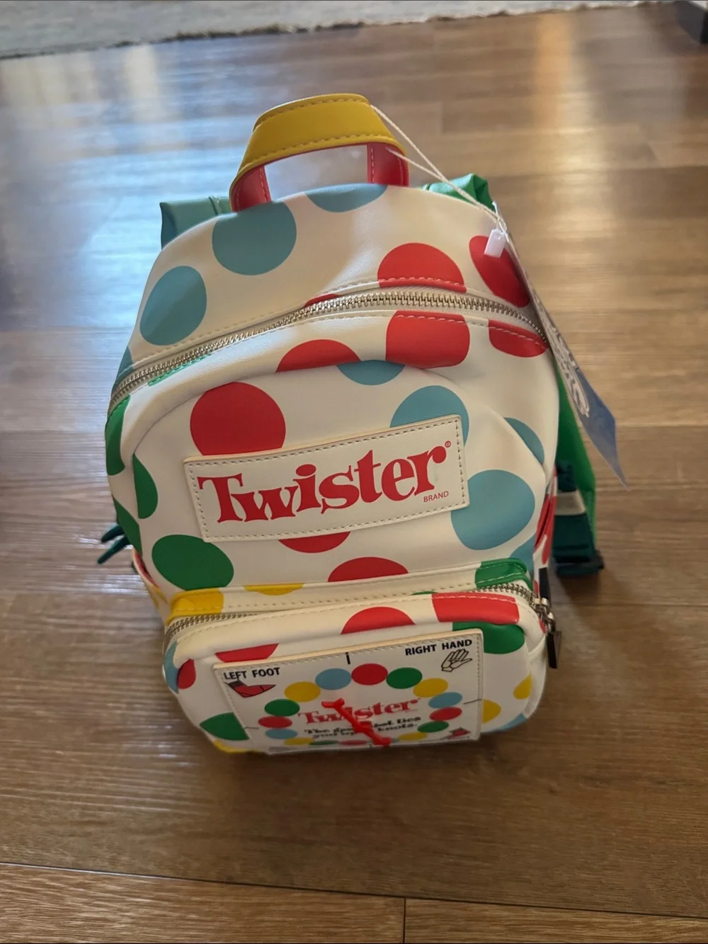 NWT Hasbro Gaming backpack Twister Kids Polka Dot Backpack